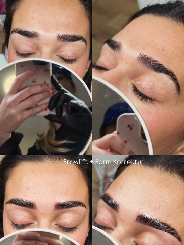 Natürliches Brow-Styling – Vorher-Nachher Vergleich