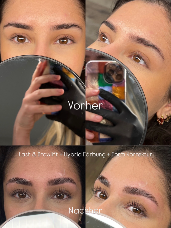 Brow-Ergebnis – natürlich geformte Augenbrauen